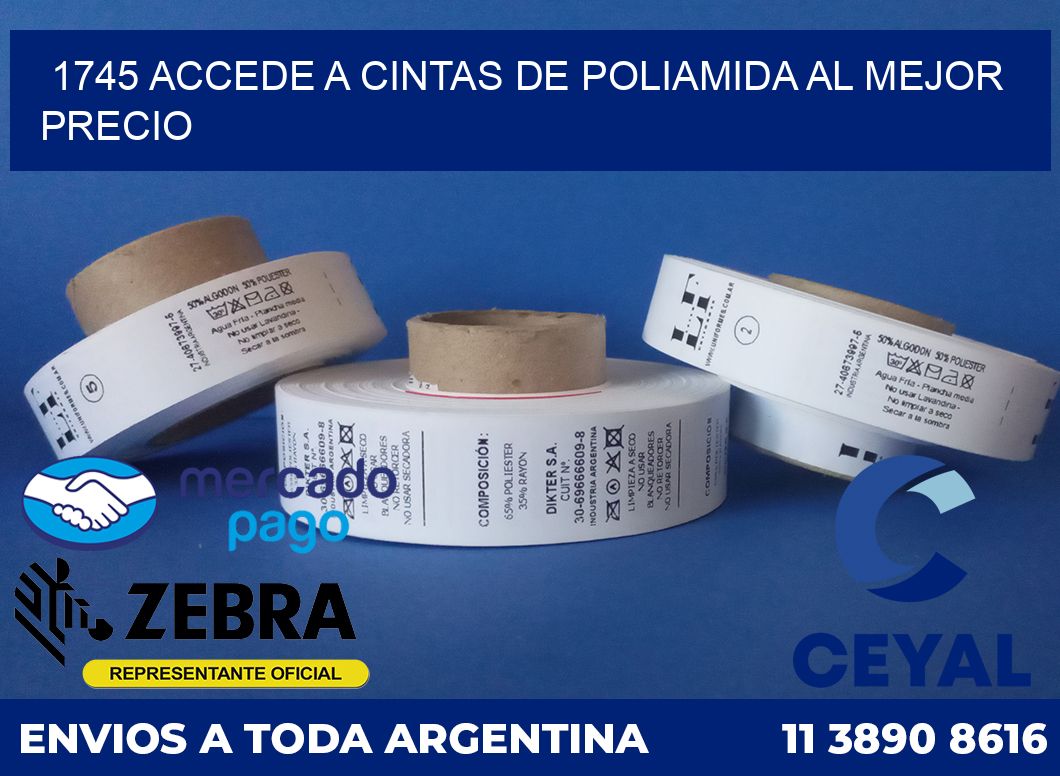 1745 ACCEDE A CINTAS DE POLIAMIDA AL MEJOR PRECIO