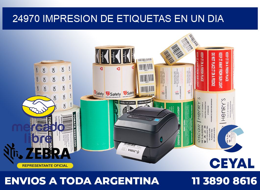 24970 IMPRESION DE ETIQUETAS EN UN DIA