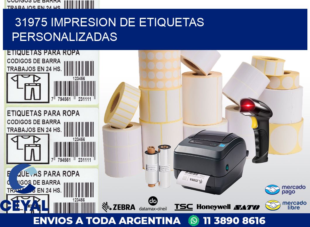 31975 IMPRESION DE ETIQUETAS PERSONALIZADAS