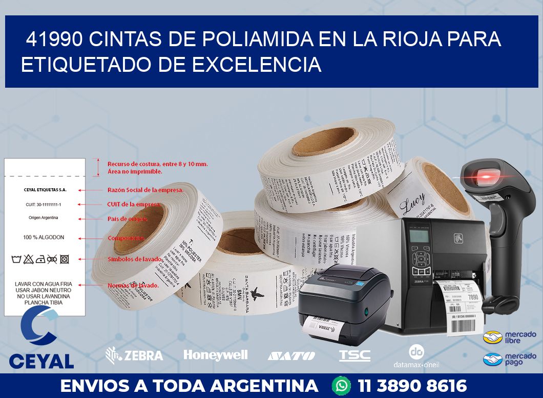 41990 CINTAS DE POLIAMIDA EN LA RIOJA PARA ETIQUETADO DE EXCELENCIA