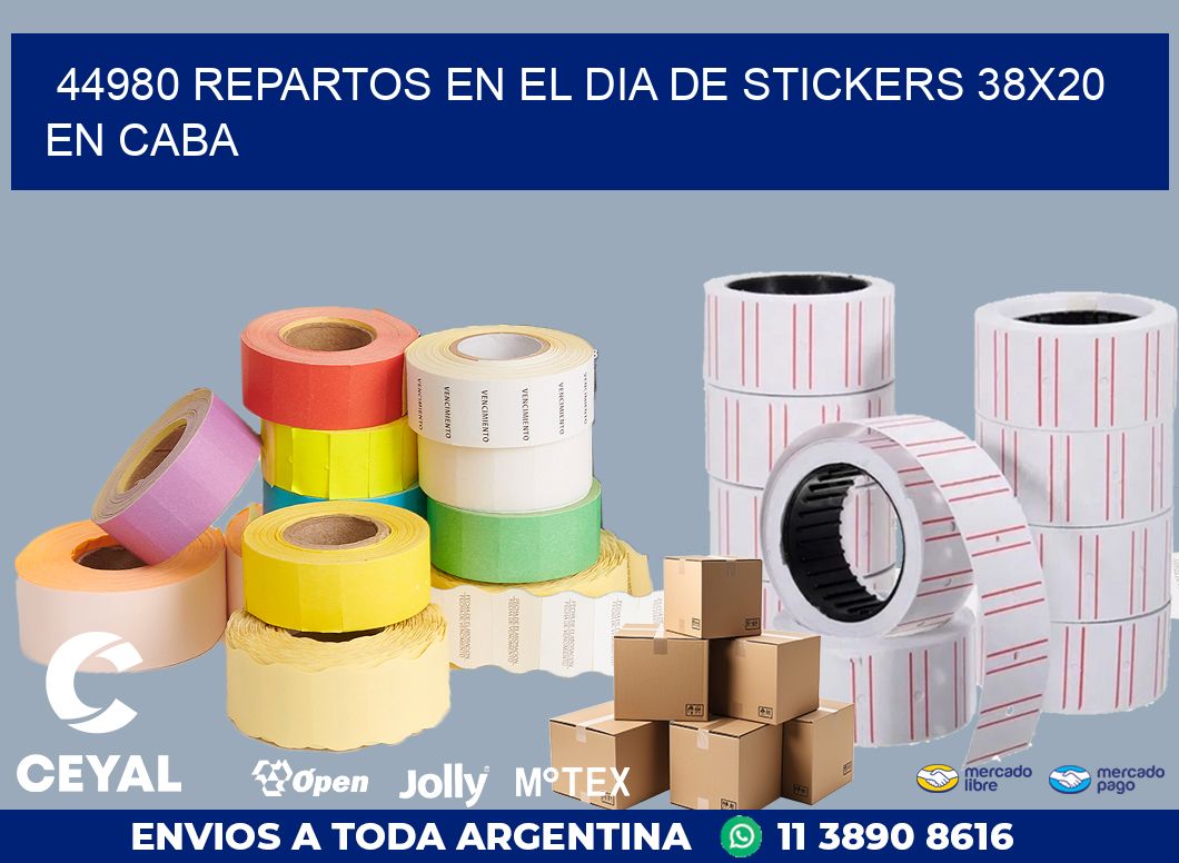 44980 REPARTOS EN EL DIA DE STICKERS 38X20 EN CABA