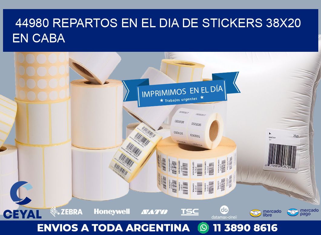 44980 REPARTOS EN EL DIA DE STICKERS 38X20 EN CABA