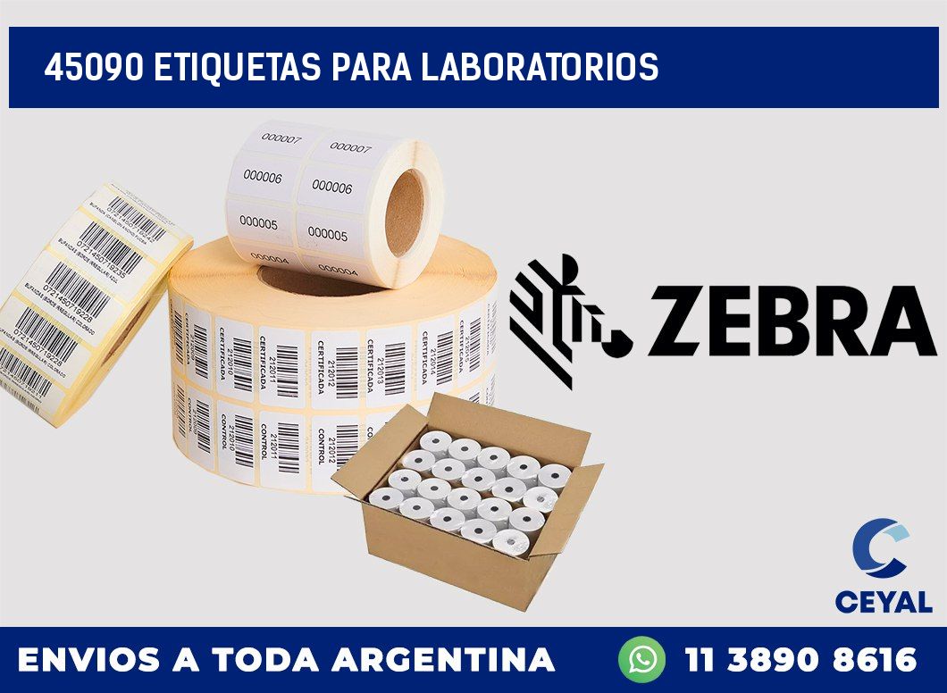 45090 ETIQUETAS PARA LABORATORIOS