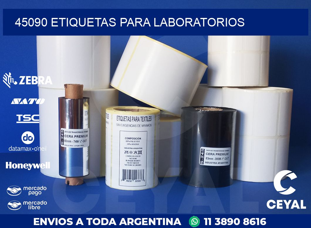 45090 ETIQUETAS PARA LABORATORIOS