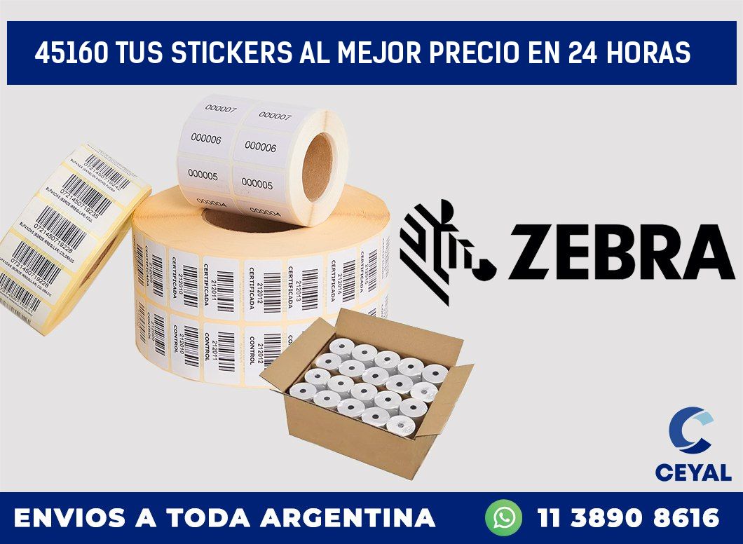 45160 TUS STICKERS AL MEJOR PRECIO EN 24 HORAS