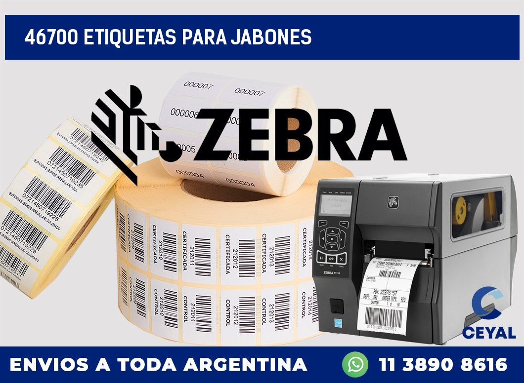46700 ETIQUETAS PARA JABONES