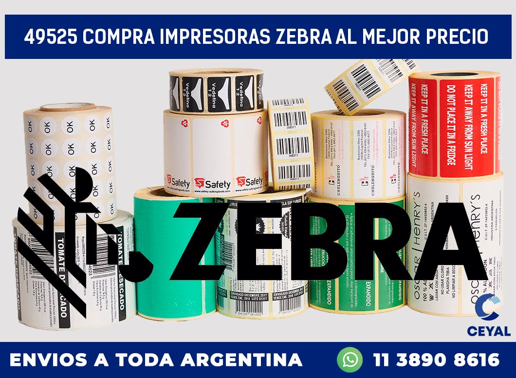 49525 COMPRA IMPRESORAS ZEBRA AL MEJOR PRECIO