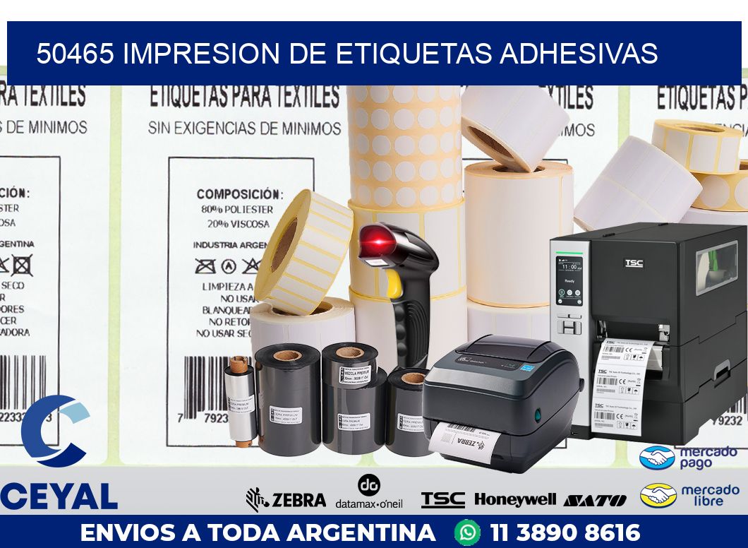 50465 IMPRESION DE ETIQUETAS ADHESIVAS