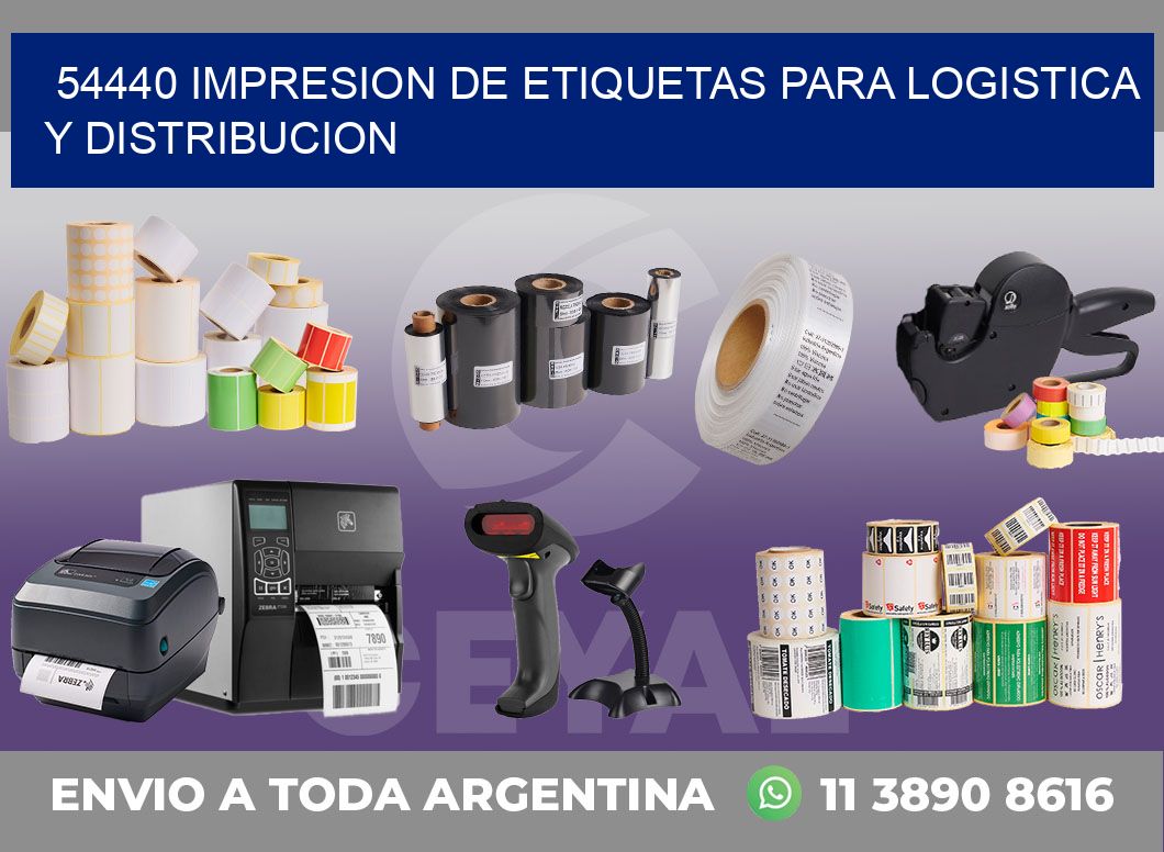 54440 IMPRESION DE ETIQUETAS PARA LOGISTICA Y DISTRIBUCION