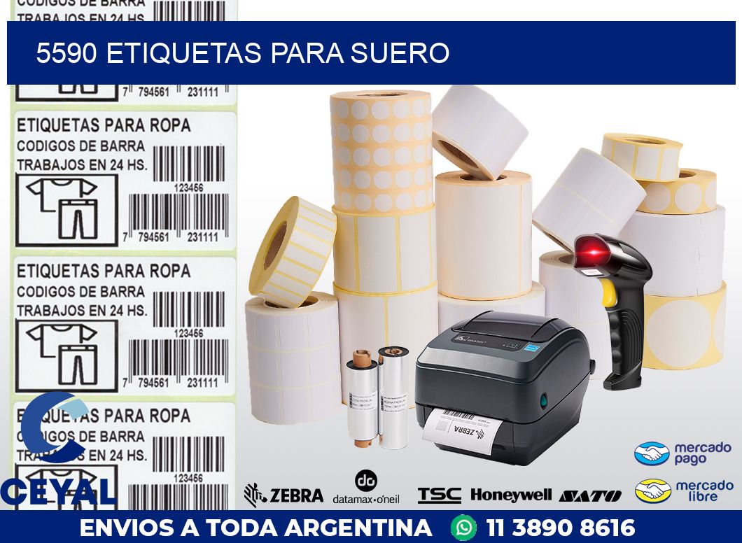5590 ETIQUETAS PARA SUERO