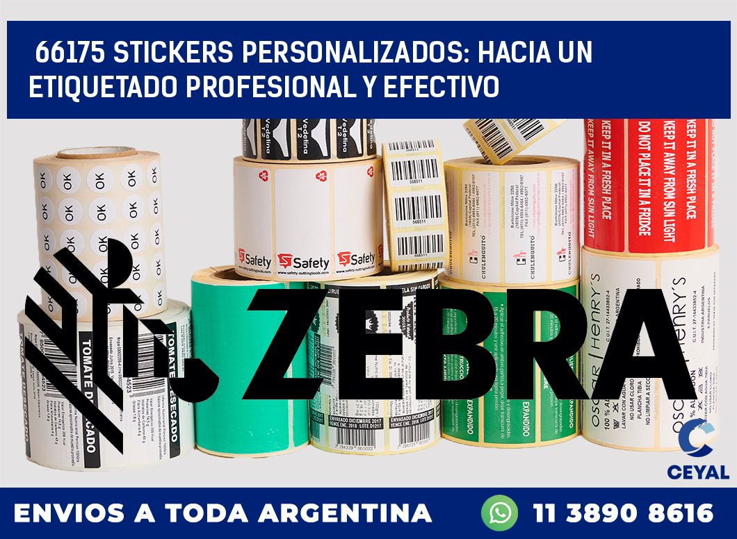 66175 STICKERS PERSONALIZADOS: HACIA UN ETIQUETADO PROFESIONAL Y EFECTIVO