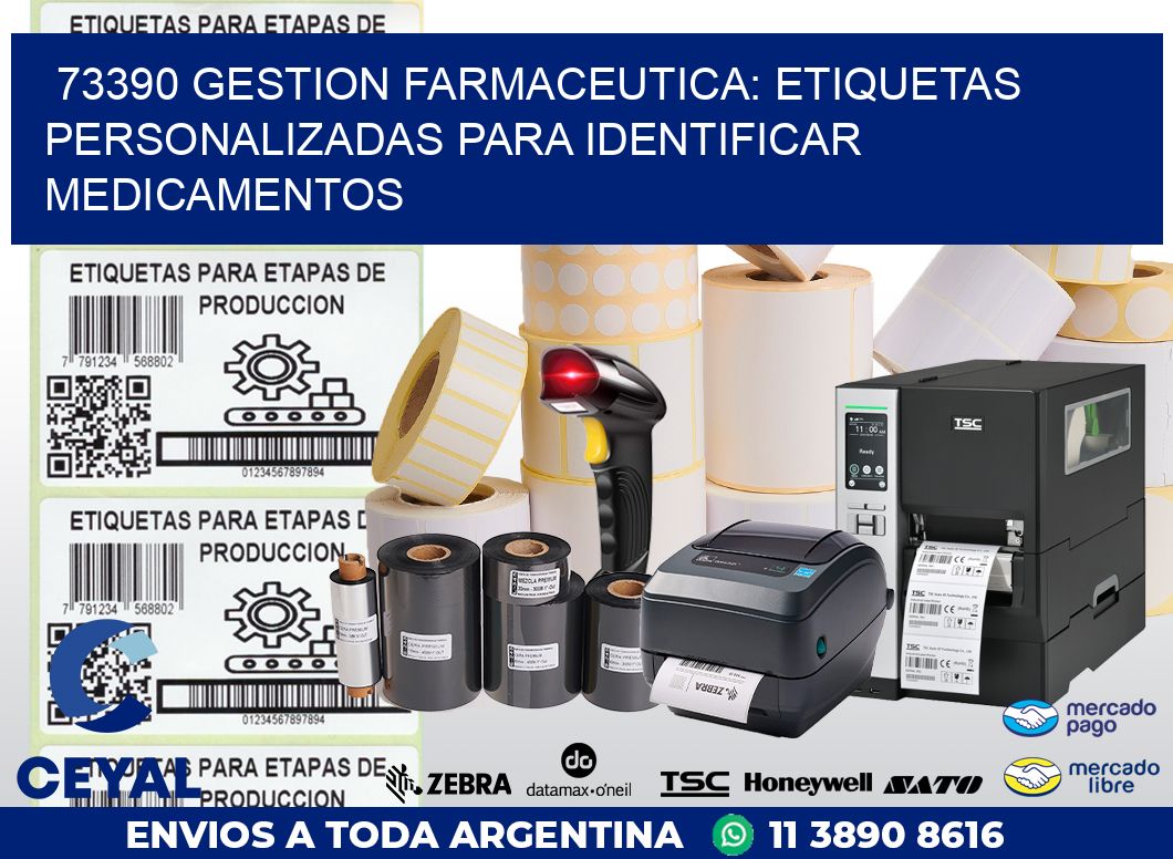 73390 GESTION FARMACEUTICA: ETIQUETAS PERSONALIZADAS PARA IDENTIFICAR MEDICAMENTOS