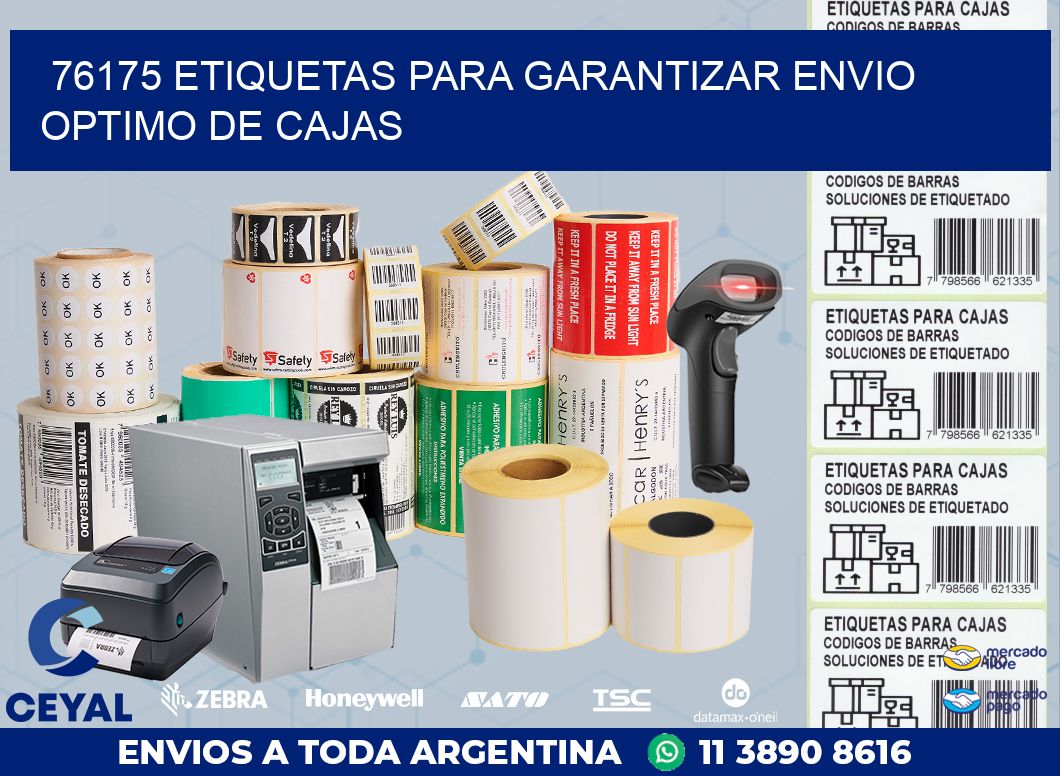 76175 ETIQUETAS PARA GARANTIZAR ENVIO OPTIMO DE CAJAS