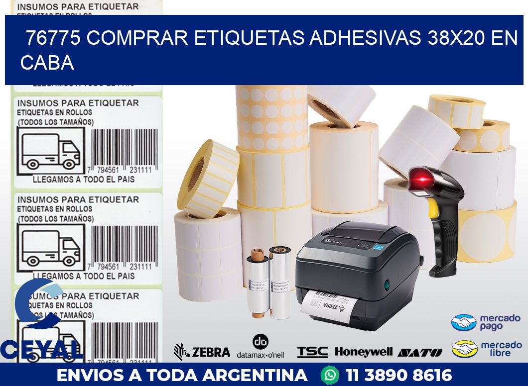 76775 COMPRAR ETIQUETAS ADHESIVAS 38X20 EN CABA