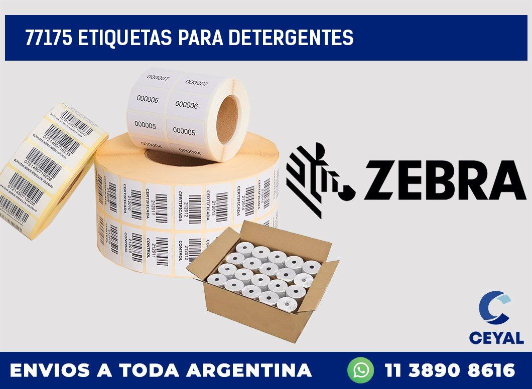 77175 ETIQUETAS PARA DETERGENTES