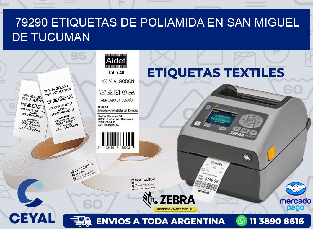 79290 ETIQUETAS DE POLIAMIDA EN SAN MIGUEL DE TUCUMAN
