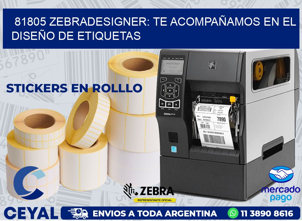 81805 ZEBRADESIGNER: TE ACOMPAÑAMOS EN EL DISEÑO DE ETIQUETAS