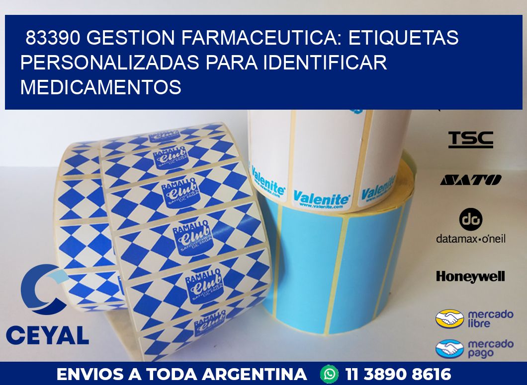 83390 GESTION FARMACEUTICA: ETIQUETAS PERSONALIZADAS PARA IDENTIFICAR MEDICAMENTOS