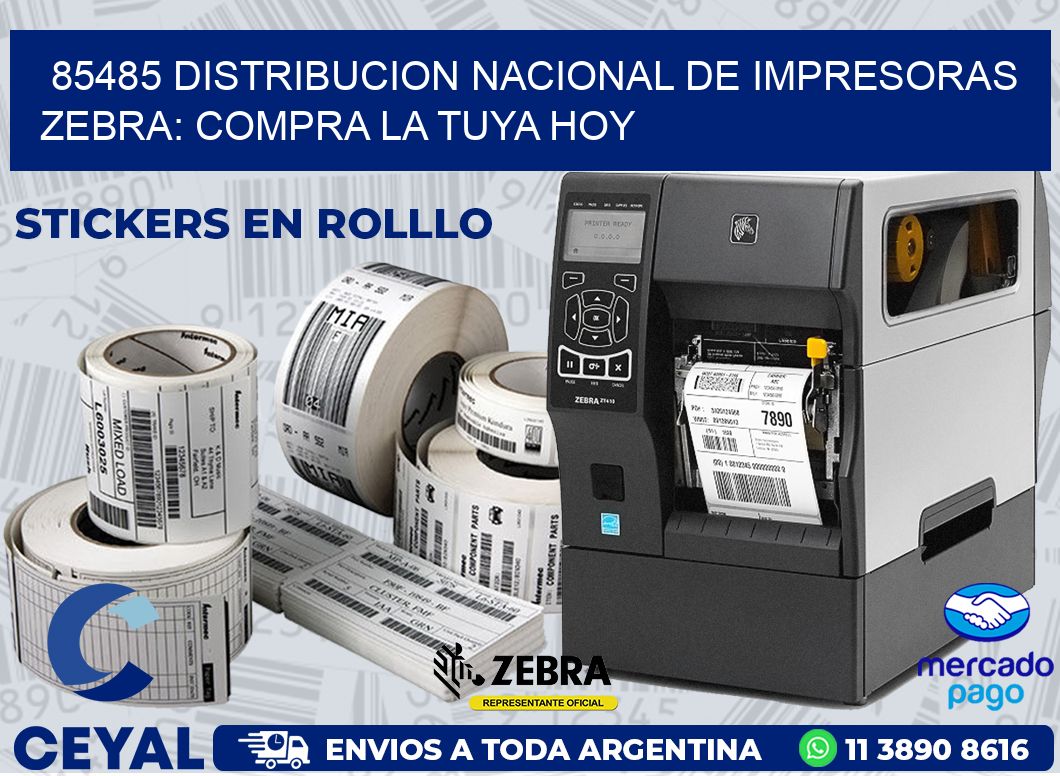 85485 DISTRIBUCION NACIONAL DE IMPRESORAS ZEBRA: COMPRA LA TUYA HOY