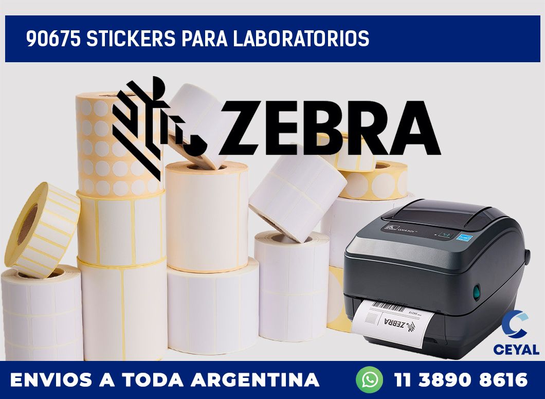 90675 STICKERS PARA LABORATORIOS