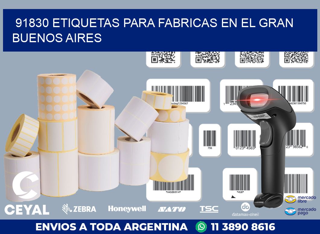 91830 ETIQUETAS PARA FABRICAS EN EL GRAN BUENOS AIRES