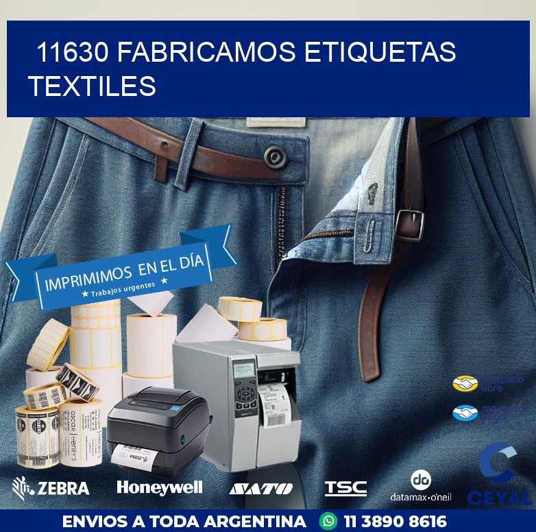 11630 FABRICAMOS ETIQUETAS TEXTILES