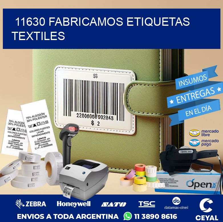 11630 FABRICAMOS ETIQUETAS TEXTILES