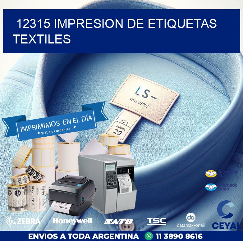 12315 IMPRESION DE ETIQUETAS TEXTILES
