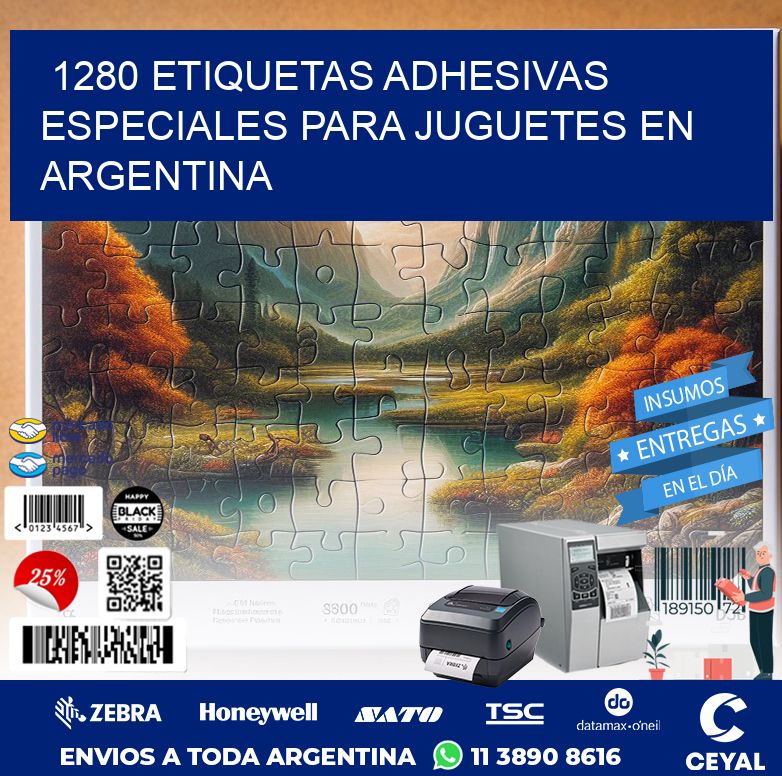 1280 ETIQUETAS ADHESIVAS ESPECIALES PARA JUGUETES EN ARGENTINA