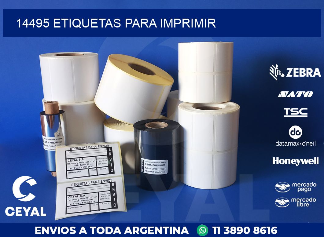 14495 ETIQUETAS PARA IMPRIMIR