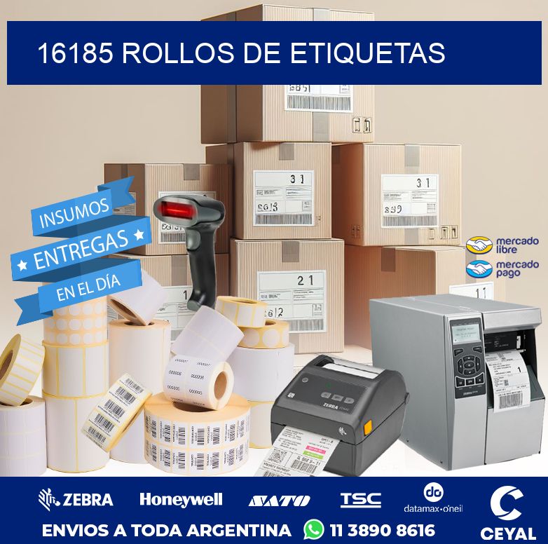 16185 ROLLOS DE ETIQUETAS