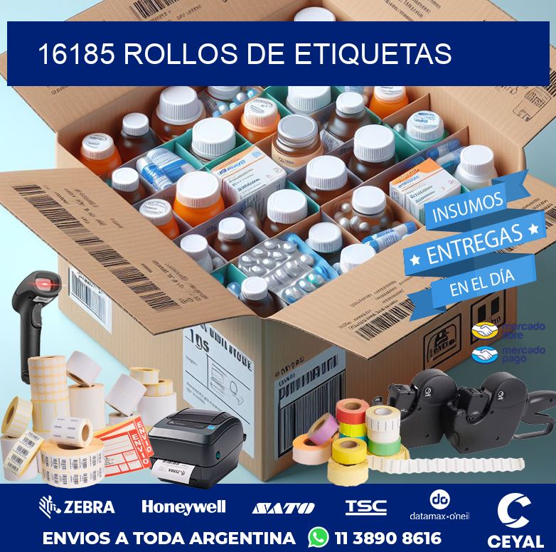 16185 ROLLOS DE ETIQUETAS