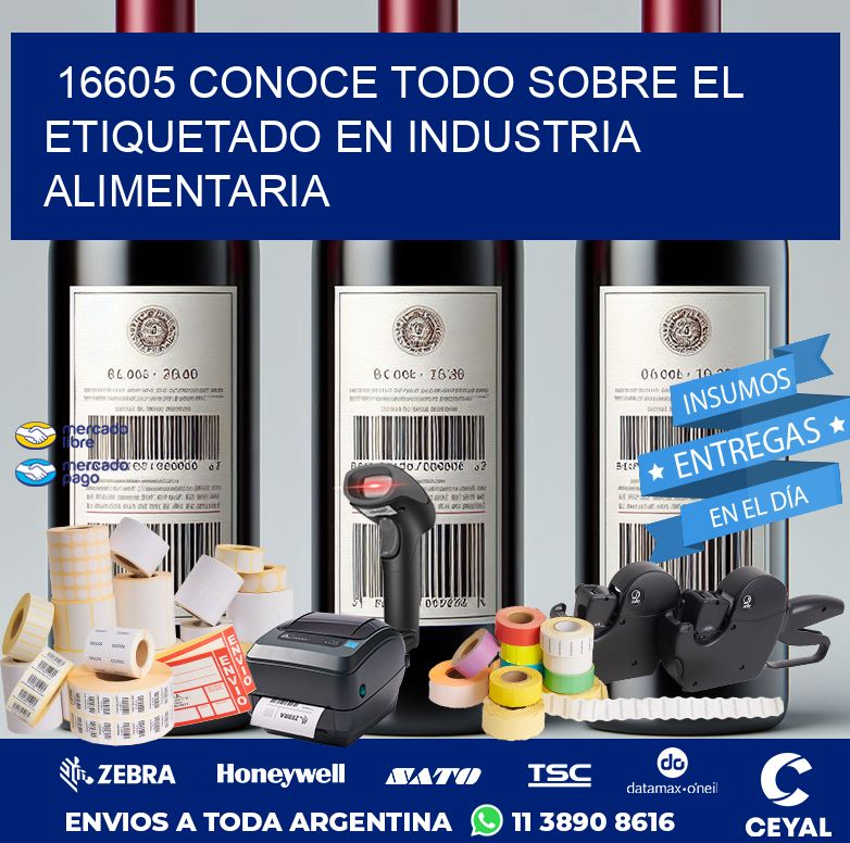 16605 CONOCE TODO SOBRE EL ETIQUETADO EN INDUSTRIA ALIMENTARIA