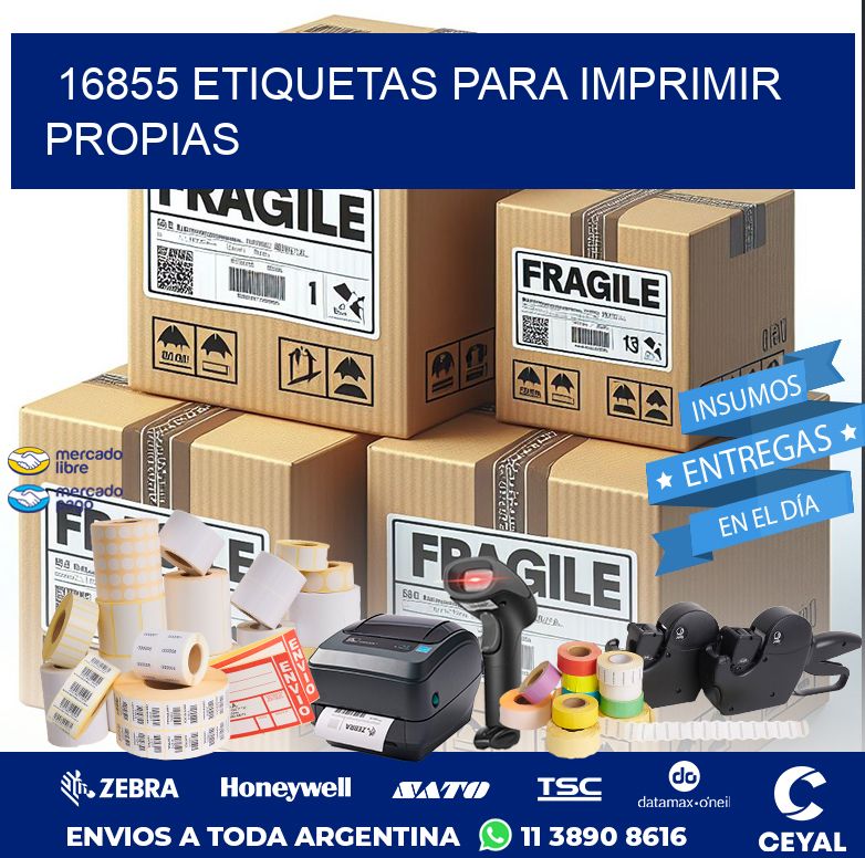 16855 ETIQUETAS PARA IMPRIMIR PROPIAS