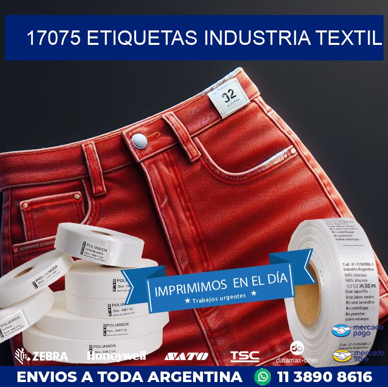 17075 ETIQUETAS INDUSTRIA TEXTIL