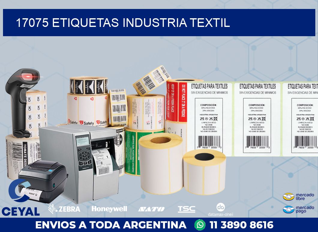 17075 ETIQUETAS INDUSTRIA TEXTIL