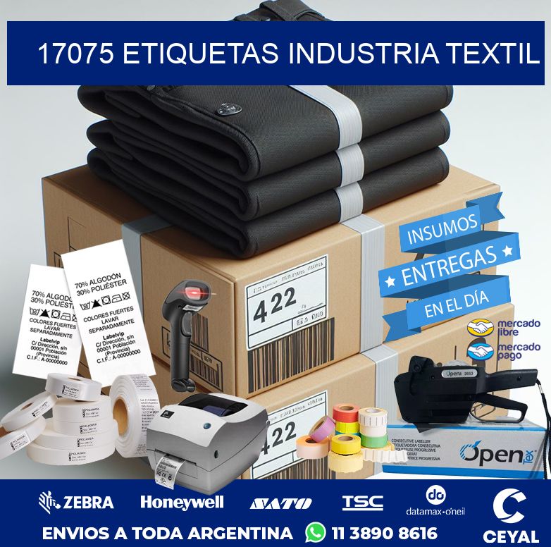 17075 ETIQUETAS INDUSTRIA TEXTIL