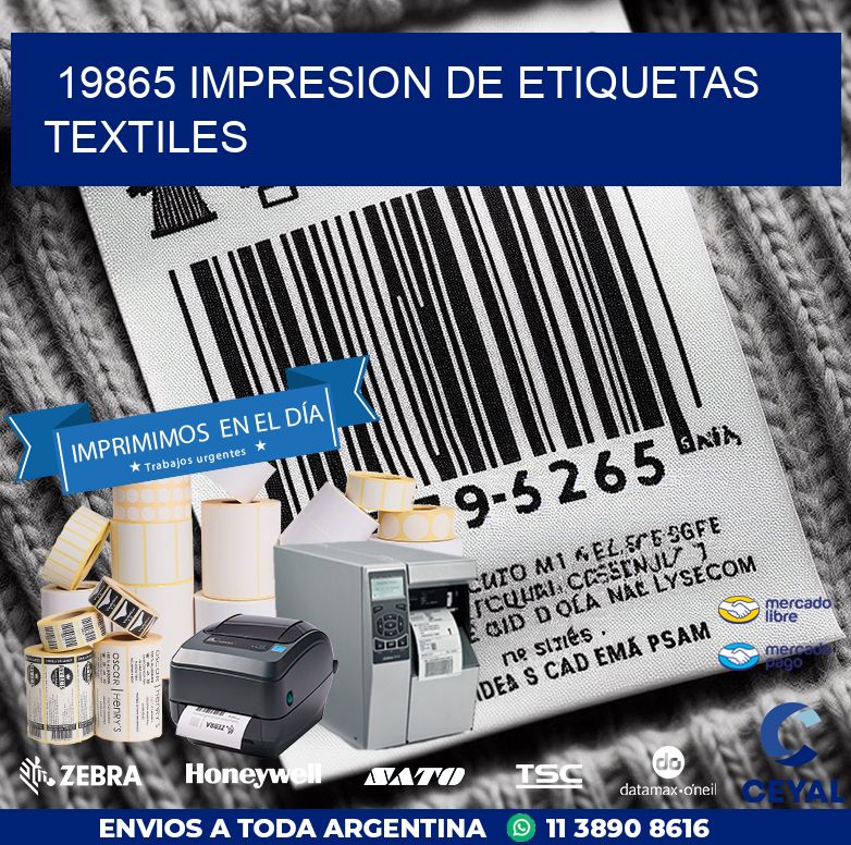 19865 IMPRESION DE ETIQUETAS TEXTILES