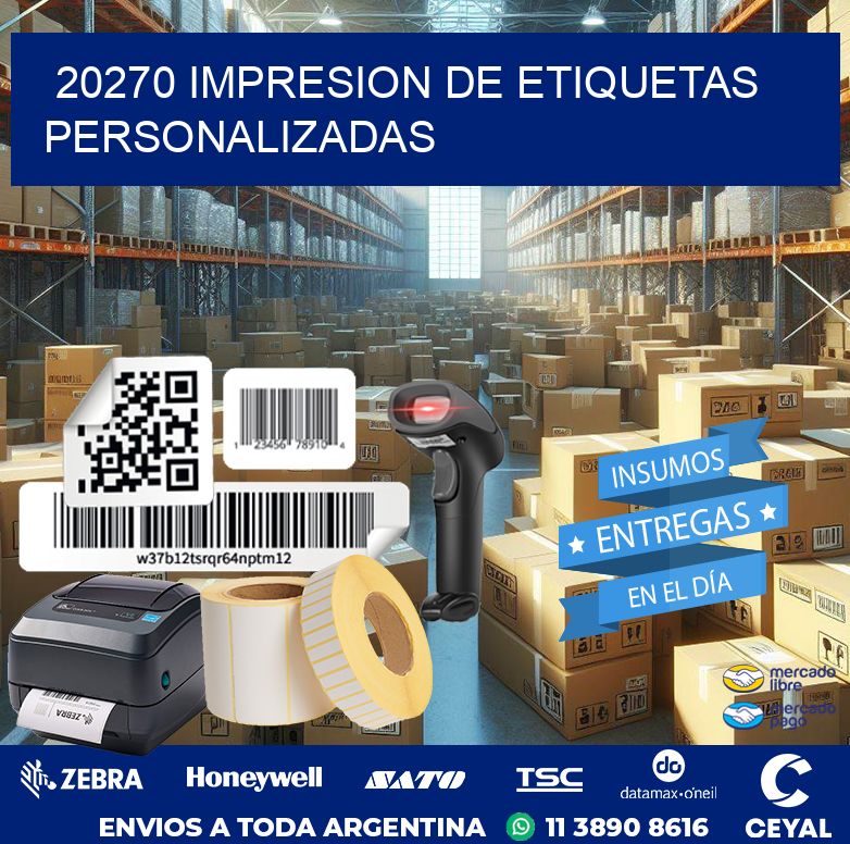 20270 IMPRESION DE ETIQUETAS PERSONALIZADAS