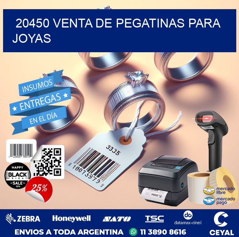 20450 VENTA DE PEGATINAS PARA JOYAS