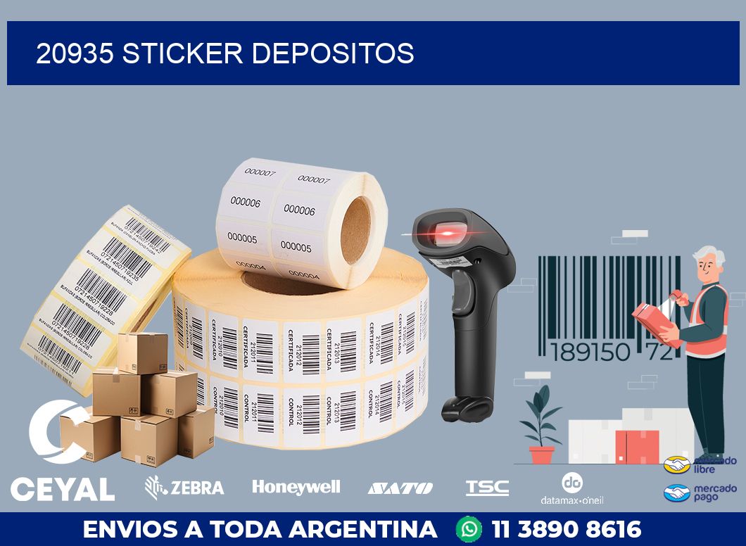 20935 STICKER DEPOSITOS