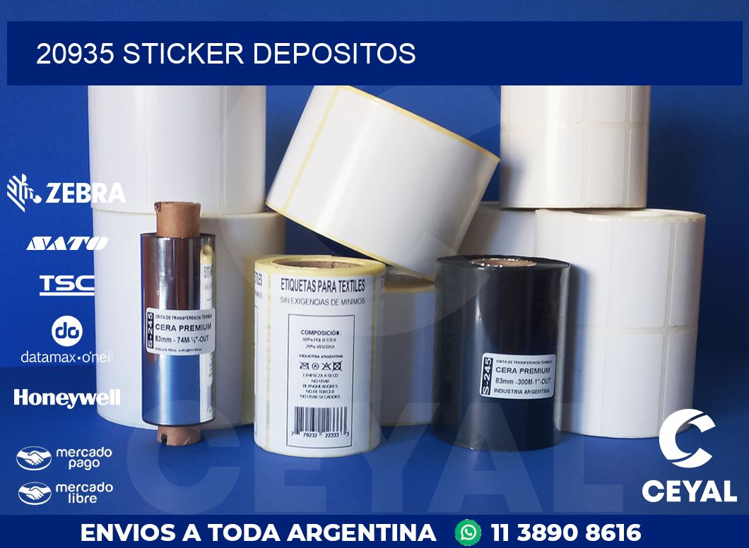 20935 STICKER DEPOSITOS