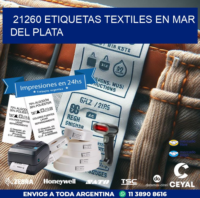 21260 ETIQUETAS TEXTILES EN MAR DEL PLATA