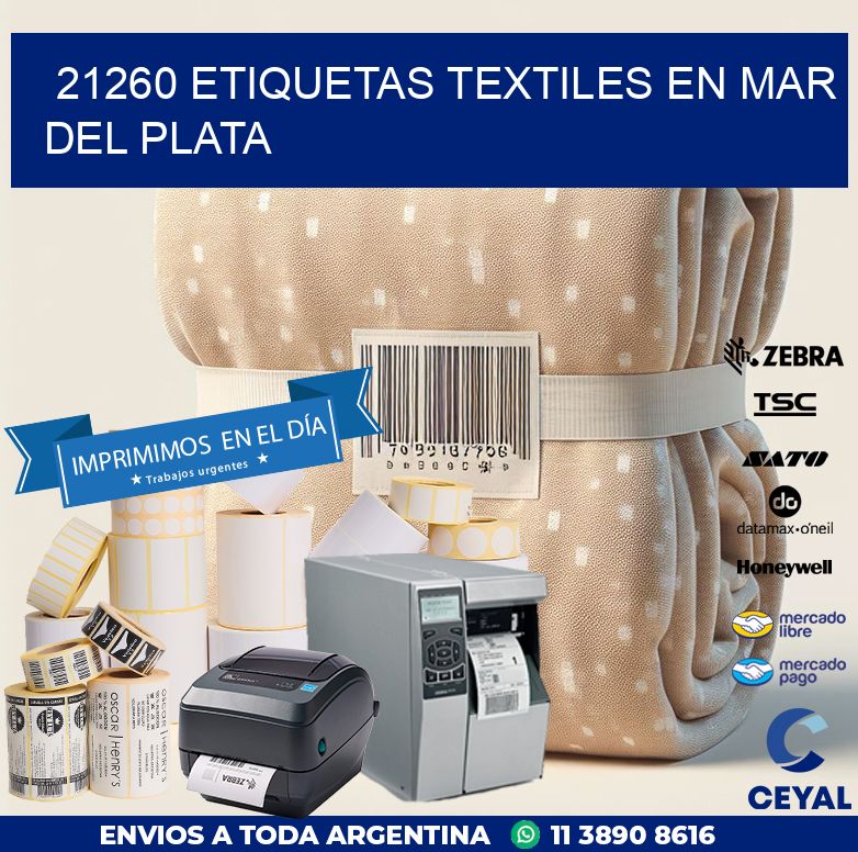 21260 ETIQUETAS TEXTILES EN MAR DEL PLATA