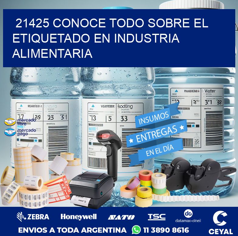 21425 CONOCE TODO SOBRE EL ETIQUETADO EN INDUSTRIA ALIMENTARIA