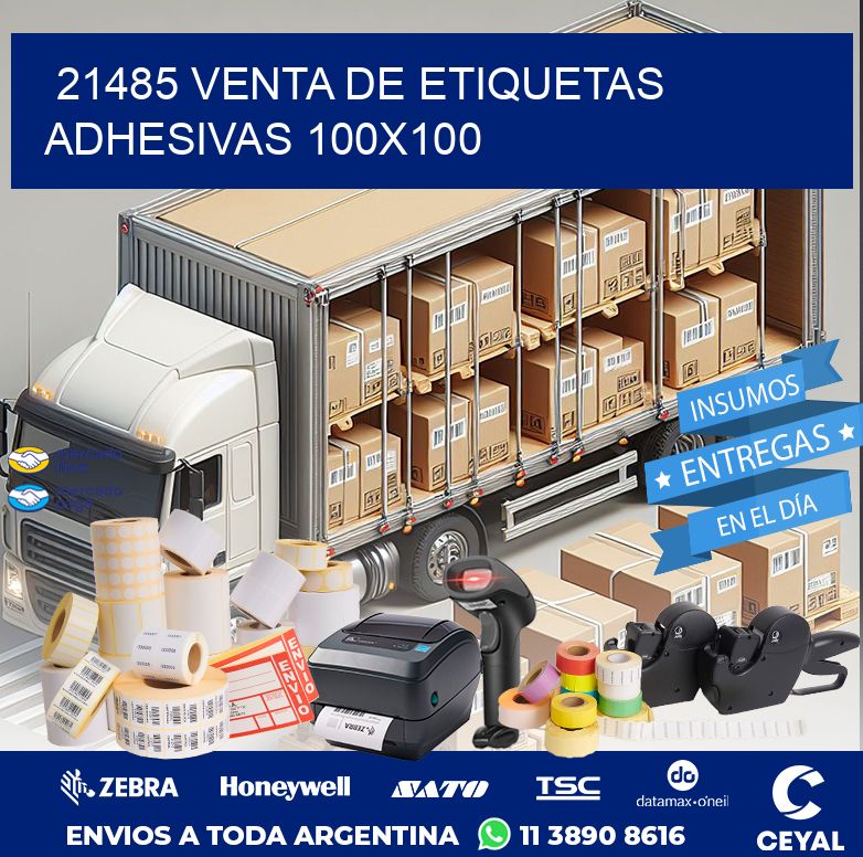 21485 VENTA DE ETIQUETAS ADHESIVAS 100X100