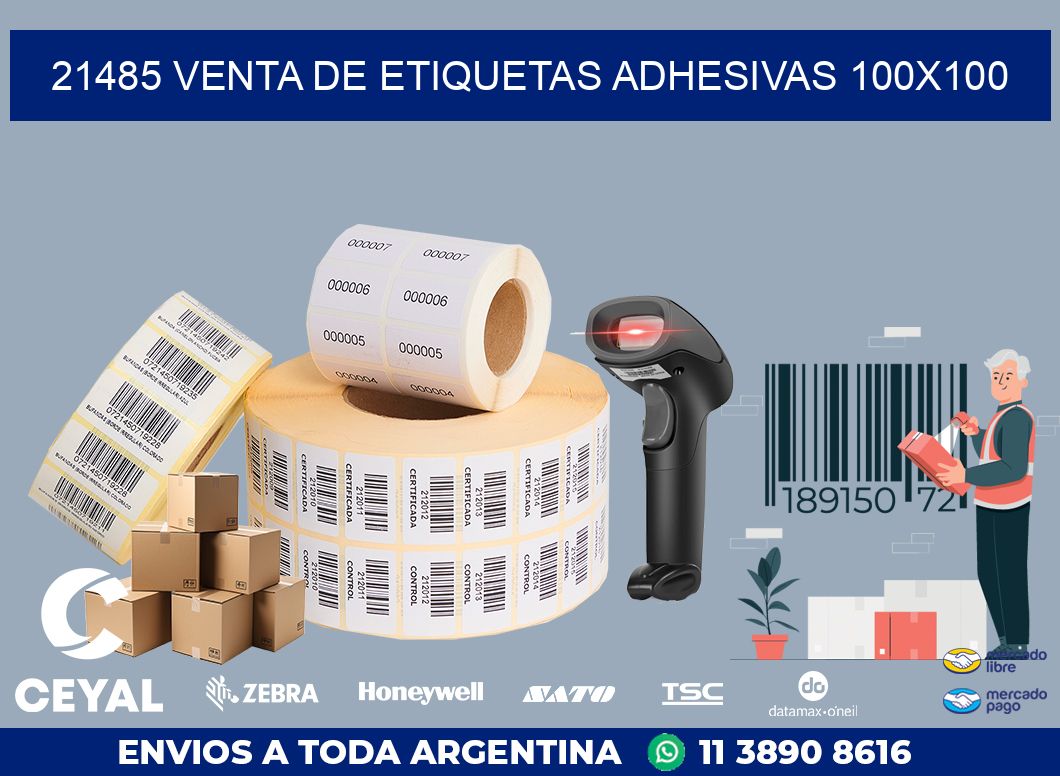 21485 VENTA DE ETIQUETAS ADHESIVAS 100X100