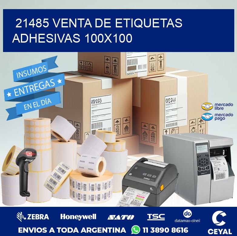 21485 VENTA DE ETIQUETAS ADHESIVAS 100X100