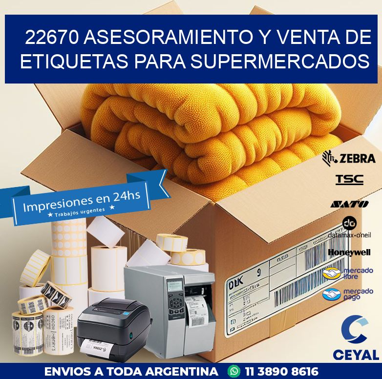 22670 ASESORAMIENTO Y VENTA DE ETIQUETAS PARA SUPERMERCADOS