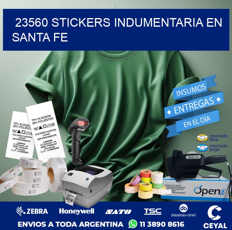 23560 STICKERS INDUMENTARIA EN SANTA FE